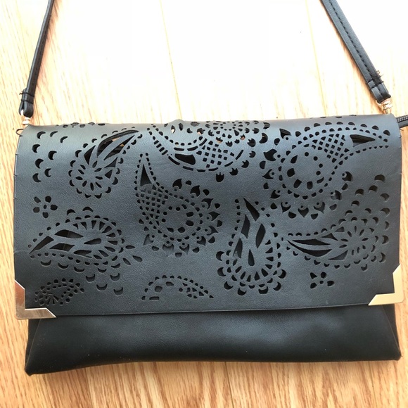 Bags Laser Cut Shoulder Bag Black Poshmark